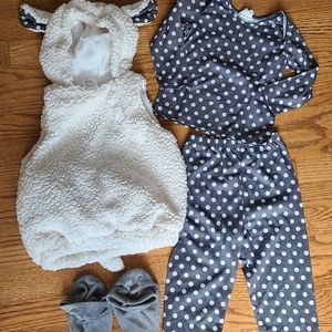 Lamb costume for baby